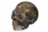 1.5" Polished Amethyst Breccia Skulls - Photo 2
